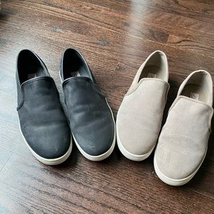 Bundle of Blondo waterproof suede slip on sneakers